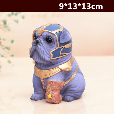 Cute Bulldog Dog Piggy Bank Piggy Bank Hero Corgi Golden Retriever Husky Dog Toy Decoration Decorative Resin Creative Model
