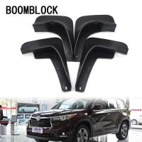 1Set Car Front Rear Mudguards For Toyota Highlander Kluger 2008 2009 2010 Pre-facelift Accessories Mudflaps Fenders