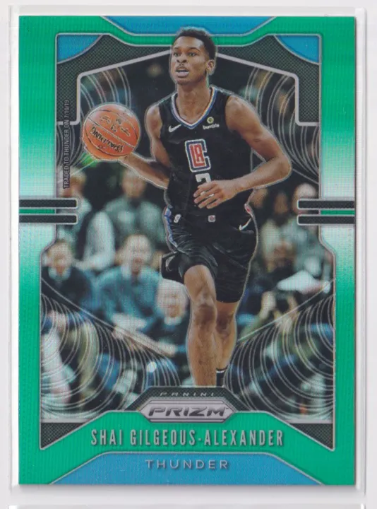 Shai Gilgeous-Alexander 2019-20 Panini Prizm Green #122 (NBA Card ...