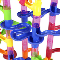 Marble Run Race Track Building Blocks Kids 3D Maze Ball Roll Toy DIY Marble Run Race Coaster Set 133pc Christmas Gift