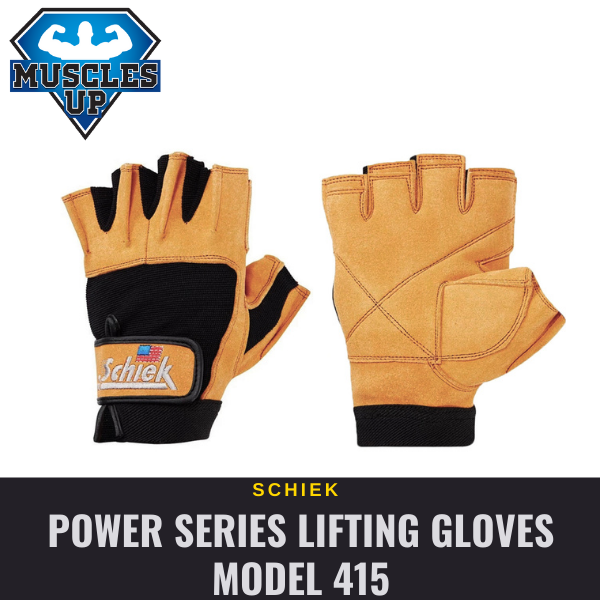 【AUTHENTIC】SCHIEK Power Series Lifting Gloves [Model 415] Power Weight Lifting Glove Lazada