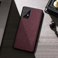 Case For Samsung Galaxy A53 A73 A33 A23 A13 5G Premium Cloth Texture Simple Style Anti-Knock Back Cover For Samsung A53 5G Case