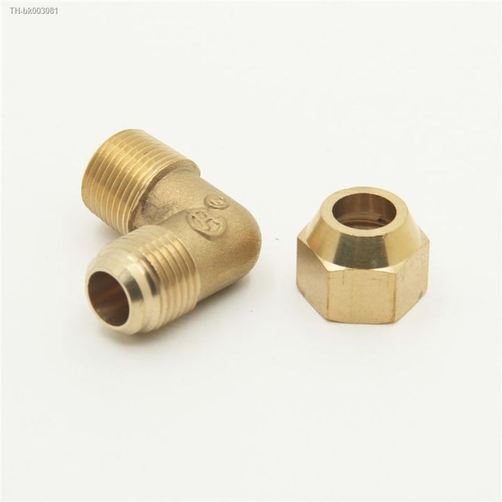 copper-flared-joint-elbow-connection-1-8-1-4-3-8-1-4-external-thread-brass-fittings-copper-flared-joint