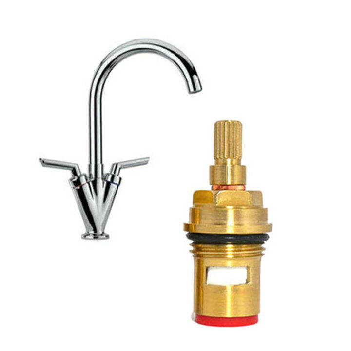 20 Teeth Tap Valves Ceramic Disc Cartridges Gland Quarter Turn 20 Teeth