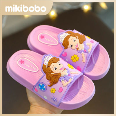 mikiboboรองเท้าเด็กผญรองเท้าเด็กผู้หญิง ถูกที่สุด รองเท้าแตะเด็กลายเจ้าหญิง รองเท้าแตะเด็กผู้หญิง HF1045