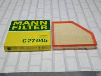 กรองอากาศ BMW Series 2  F22  ( 2014 - 2021 ) รุ่น  220i,  230i  Engine Air Filter Mann  C 27045 / C27045