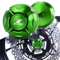 อะไหล่มอเตอร์ไซค์ที่กันชนหน้าส้อมล้อเพลาหมุน Z1000 SX สำหรับ Kawasaki Z1000 Z1000SX Z 1000 SX 1000SX 10-22