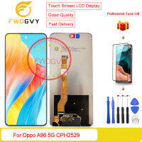 FWDGVY 6.72 "หน้าจอด้านหน้าต้นฉบับสำหรับ Oppo A98จอแสดงผล LCD CPH2529 5G + ฟรีเครื่องมือซ่อมของขวัญ + กระจกเทมเปอร์1ชิ้น