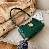 LEFTSIDE Solid Color PU Leather Shoulder Bags For Women  hit Lock Handbags Small Travel Hand Bag Lady Fashion Bags