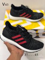 รองเท้าผ้าใบอดิดาส รองเท้าAdidas Ultra Boost-Black-Red TM size37-45(new)