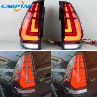 Car Styling Tail Lights Taillight For Toyota Prado 120 03-09 FJ120 LC120 Rear Lamp + Dynamic Turn Signal + Reverse + Brake LED