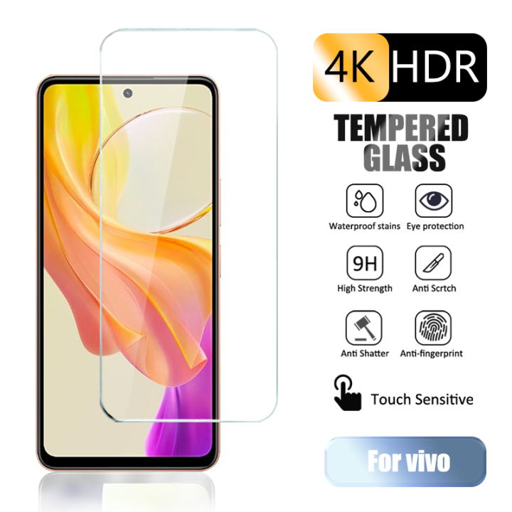 Tempered Glass For Vivo V29e V27e V25e V25 V23 V23e V21e V21 V20 Se X70 X60 5g Pro Iqoo 11 Z7 5116