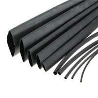 Best Selling Polyolefin 3:1 Heat Shrink Tubing Tube Sleeve Wrap 50cm 4.8mm / 1.6mm Black Power Tool Accessories Cable Management