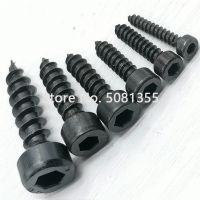 10-50pcs/lot M1.7 M2 M2.3 M2.6 M3 M3.5 M4 M5 M6 Carbon Steel With Black Hexagon Socket Cap Head self tapping screw Model Screws Screw Nut Drivers