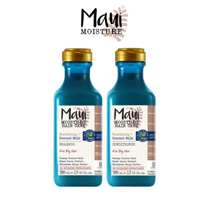 Maui Moisture Nourishing + Coconut Milk Shampoo / Conditioner 385ml