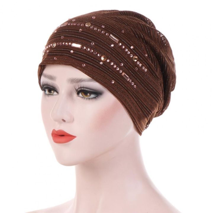 yf-muslim-hijab-women-rhinestone-fold-thin-headscarf-hat-shiny-stetchy-wrap-hair-accessories