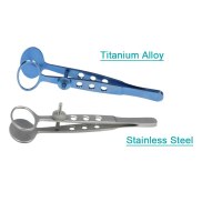 Titanium Alloy Ophthalmic Tweezer Stainless Steel Chalazion Forceps