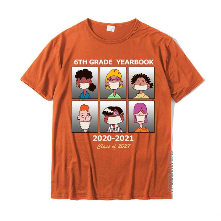 funny-yearbook-6th-grade-class-2027-graduation-original-gift-hip-hop-mens-t-shirts-cool-tops-shirts-cotton-custom