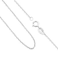 100 Genuine 925 Solid Sterling Silver Cable Chain Necklace for Women Girls Wholesale Thin Italian Quality 16-24 Inch