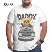 Mens Oversized T-shirt Harajuku Top Retro Korean Style Anime Bear Print Punk Graphic T Shirts 6xl Gothic Clothes Plus Size