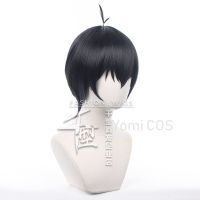 Anime Isagi Yoichi Cosplay Wig BLUE LOCK Cosplay Men Black Short Heat Resistant Synthetic Wigs Anime Halloween Role Play Cos Wig