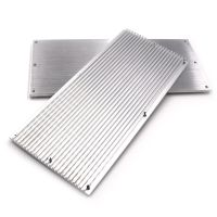 2pcs 220x100x8mm Rectangle LED Heatsink Aluminum Cooling Board Radiator for COB LED Light Bulb Heat Dissipation Radiating Panel