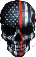 Personalitycar Sticker Devil Ghost Monster Zombie American Flag Military Soldier Metal Heavy Decal Laptop Motorcycle Helmet