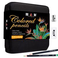 ชุดวาดสีมืออาชีพ72/120ชุดดินสอสีพร้อมอุปกรณ์ชุดศิลปะเหลากล่องดินสอสำหรับผู้เริ่มต้นเด็ก