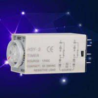 H3Y-2 ตัวชี้รีเลย์ควบคุมเวลาเปิดเครื่อง ดีเลย์ไทม์เมอร์ 8 ขา 12VDC