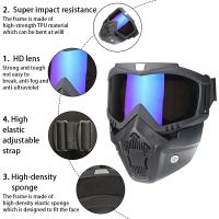 UV Protection Windproof Tactical Helmet Motorcycle Glasses Face Masks Ski Goggles Cycling Motocross Sunglasses Snowboard Eyewear