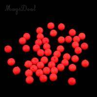 50pcs Fishing Float Ball EVA Foam Ball Striking Beans Buoyancy Floating Bobbers Indicators 5mm 6mm 7mm 8.3mm  Lures  Baits