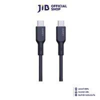 CHARGER CABLE (สายชาร์จ) AUKEY CIRCLET BLINK 100W SILICONE USB-C TO USB-C CABLE 1.8M (CB-SCC102) BLACK