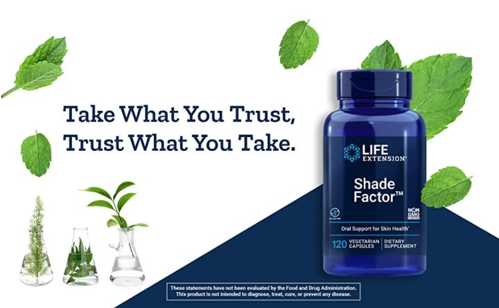 ผลิตภัณฑ์เสริมอาหารสำหรับผิว-shade-factor-120-vegetarian-capsules-life-extension