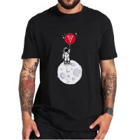 Chiliz Chz Crypto To The Moon Tshirt Astronaut With Ballon Blockchain Token Cryptocurrency Tee Cotton