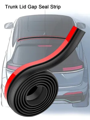 Car Rubber Sealing Strip Auto Trunk Lid Gap Seal Strip For SUV Hatchback Upper Edge Trim Auto Car Dustproof Sealant Accessories