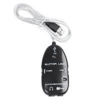 Guitar to USB Interface Link Cable Adapter /PC Recording CD Studio Laptop