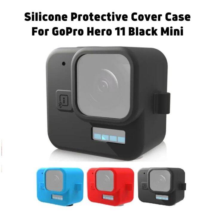 เคสซิลิโคน-gopro-hero11-black-mini-puluz-solf-silicone-protective-case