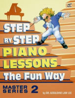 หนังสือเปียโน Step by Step the Fun Way : Step by Step Master Series Piano Lessons Book 2