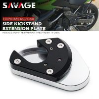 Side Kickstand Extension Plate For KAWASAKI KLE 650 Versys 2007-2020 VERSYS 1000 12-17 Motorcycle Stand Enlarge Support Plate