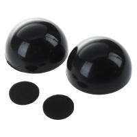 2 Pcs Laptop Notebook Black Antiskid Cool Ball Cooler Stand Pad