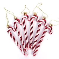 2022 Christmas tree Decorations hanging Candy Cane Snowflake pendant Christmas tree Ornaments Xmas Gift New Year Natale decor