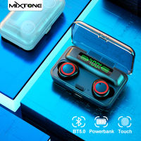 MIXTONE TWS หูฟังบลูทูธไร้สายแฮนด์ฟรีควบคุมแบบสัมผัสไมโครโฟน