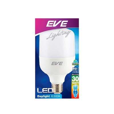 "ถูกชัวร์"หลอดไฟ LED Day Light EVE LIGHTING รุ่น Eve Hight Watt SHOP BULB E27 กำลัง 30 วัตต์*ส่งด่วนทุกวัน*