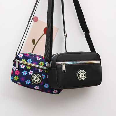 Oxford Cloth Womens Crossbody Bag Cloth Casual Backpack Messenger Nylon Canvas Bag Shoulder Middle-aged Mother Handbag