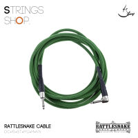 สายแจ็คกีตาร์ Rattlesnake Cable Standard (R/S) Mean Green ( DC-15-ST-MG-M-NN )