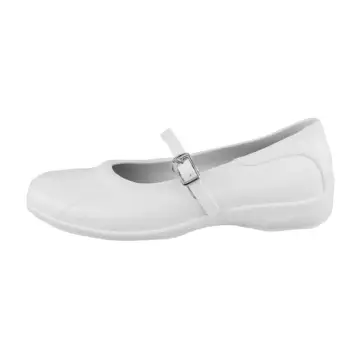 World Balance Easy Soft Claire Ladies White Shoes Nursing Student Shoes for  Women