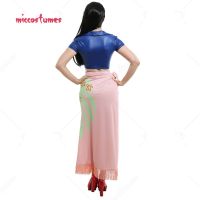 Womens One Piece Nico Robin Cosplay Top And Floral Pattern Wrap Skirt Cosplay Costume Outfit Decorated With Tassel Outfits