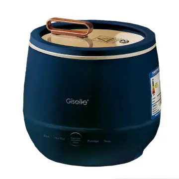 Giselle Mini Rice Cooker 1.2L with Non-stick Pot and Steamer 200W (KEA0371)