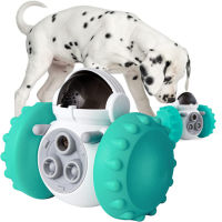 Interactive Dog Toys Snacks Dispensing Puppy Toys Automatic Durable Educational Toys Slow Feeder For IQ Increase,Reduation,Small To Medium Large Dogs And Cats (สีฟ้า)