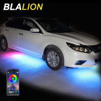 Flowing Car Underglow Light 12V Underbody Automobile Ambient Lamp APP Control RGB Decoration Lights LED Strip Lights Waterproof